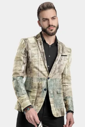 Patched Elegance Blazer