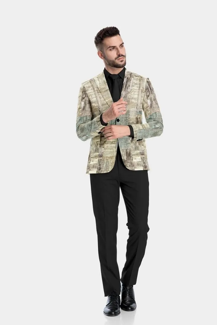 Patched Elegance Blazer
