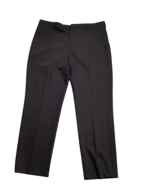 Perry Ellis Portfolio Mens Modern fit Dress Pants 34 / 32 Black Solid