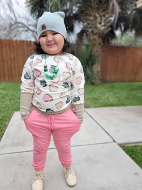 Pink Joggers 12/18 to 4T