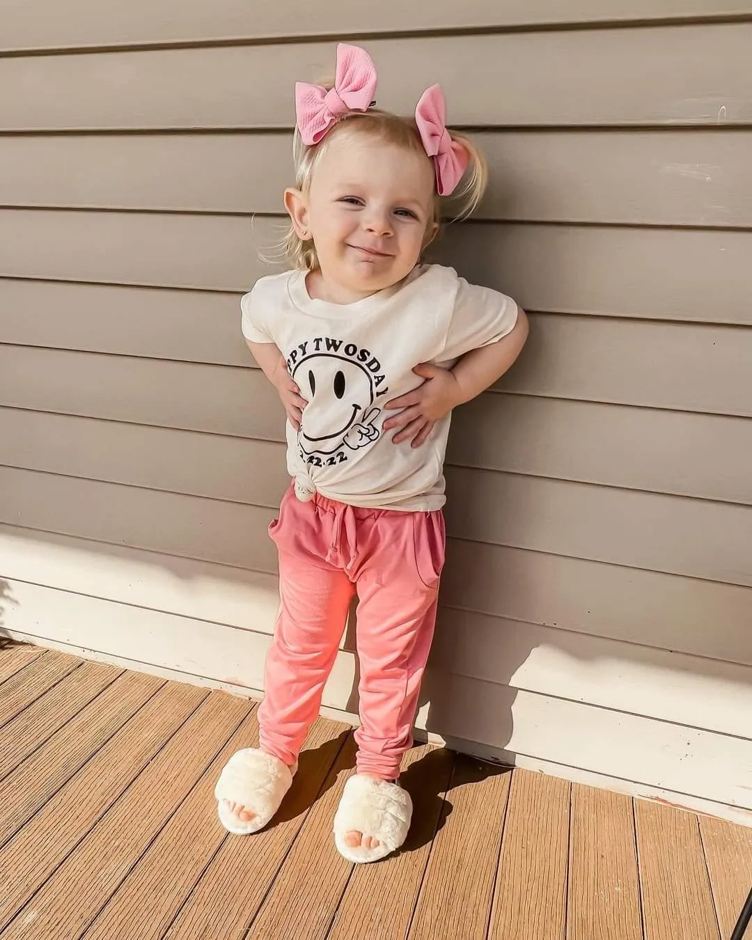 Pink Joggers 12/18 to 4T