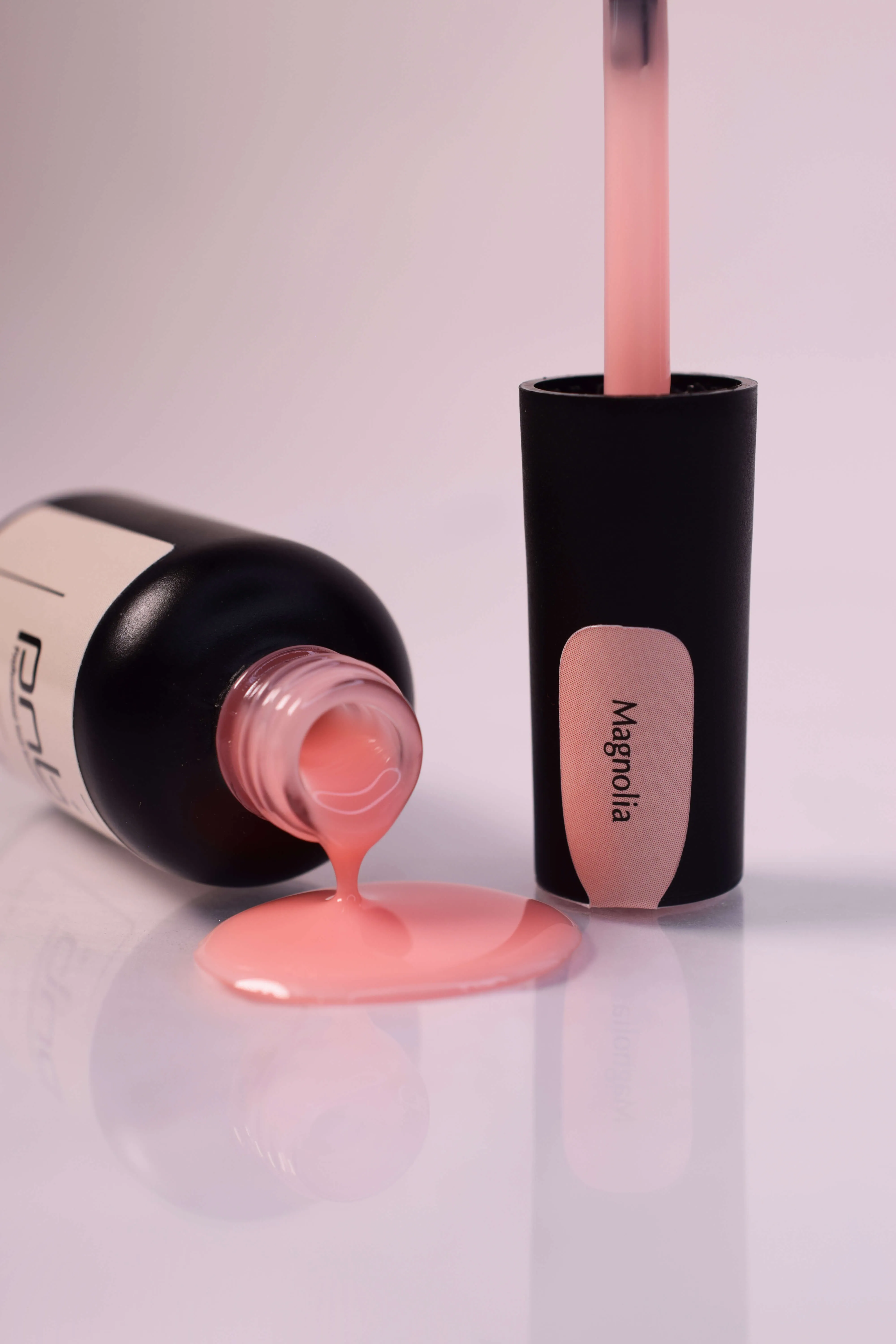 PNB Camouflage base coat Peach gel nail polish Magnolia 8ml