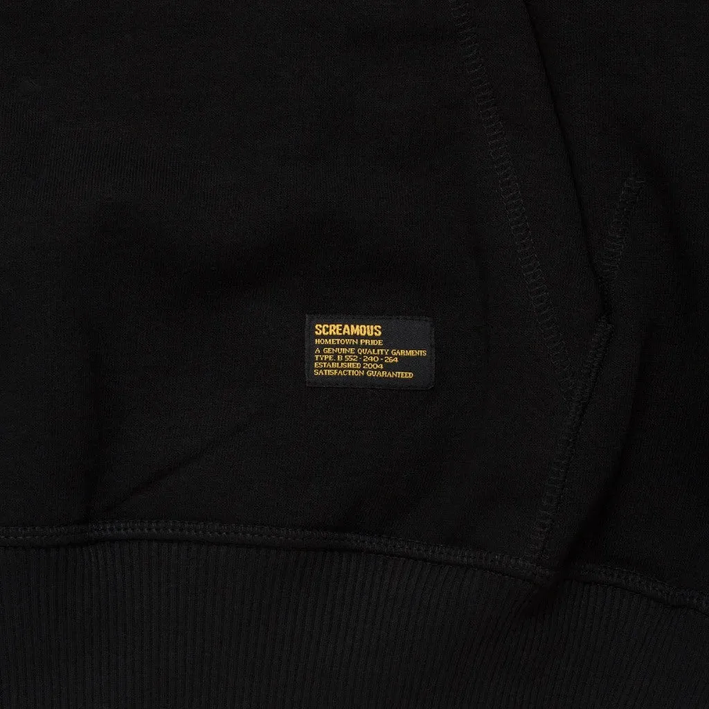Pullover Hoodie Oversize MAZAL BLACK