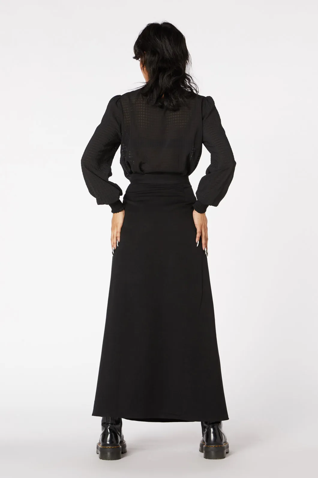 Punk Temptress Midi Skirt