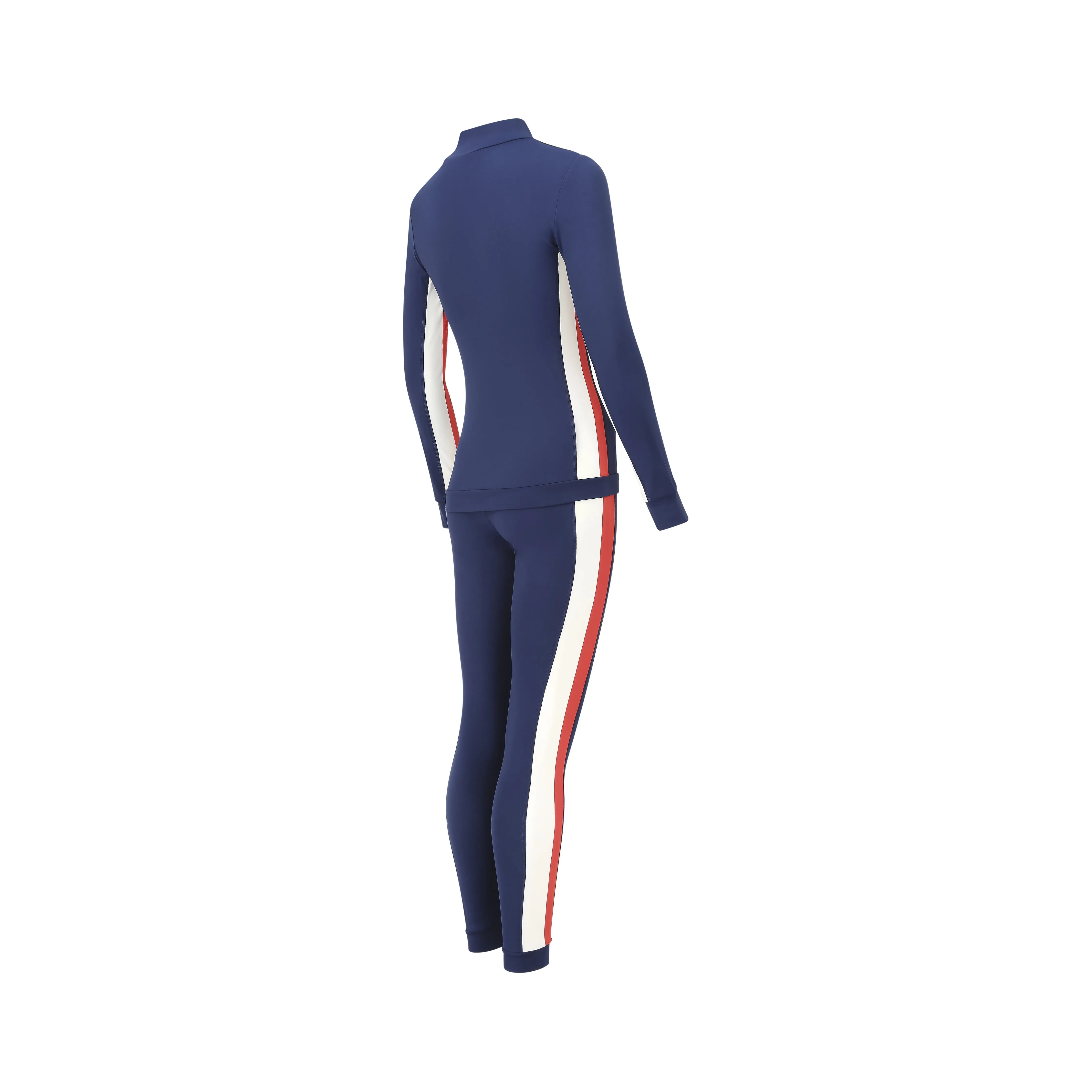Racer Stripe Base Layer Set - Navy
