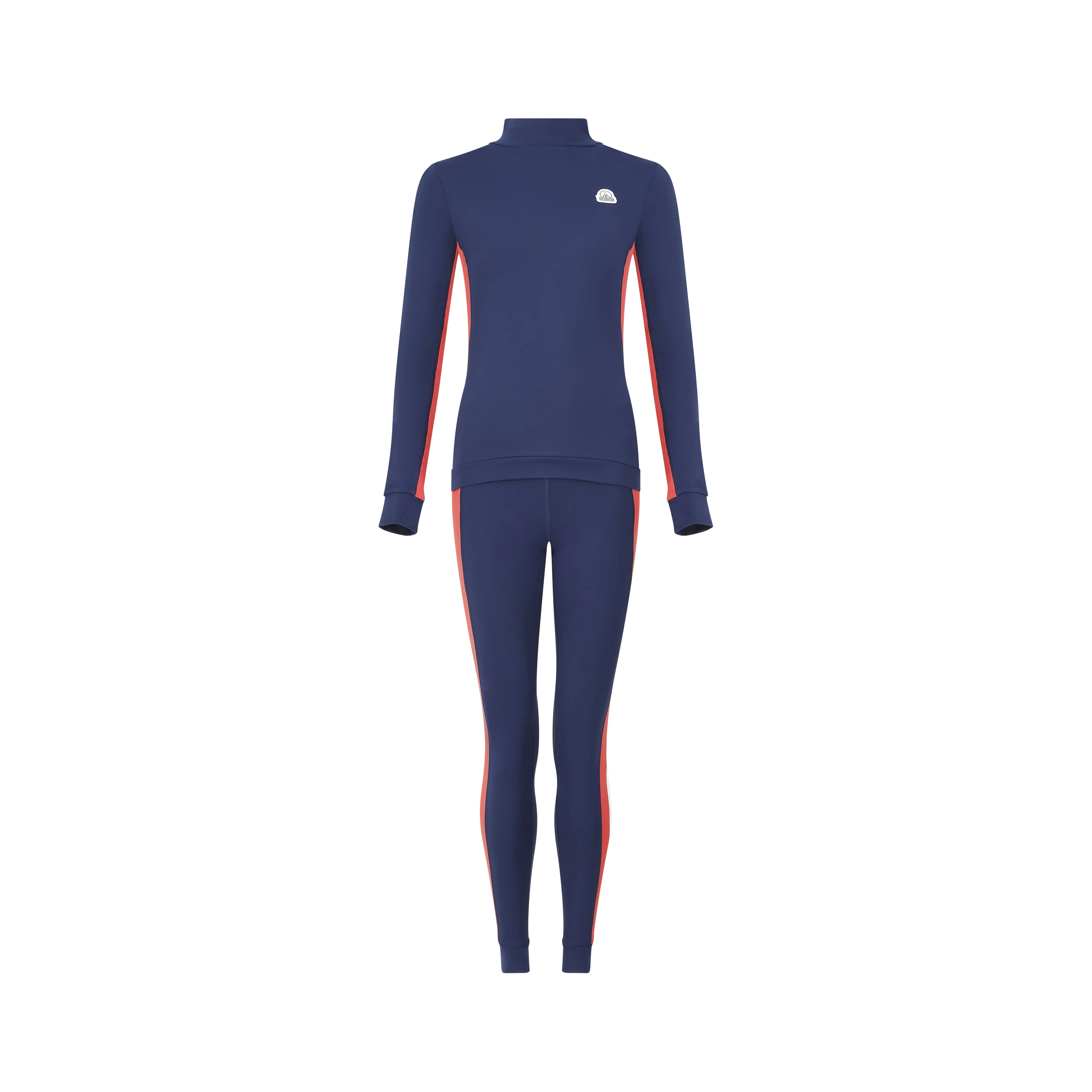 Racer Stripe Base Layer Set - Navy