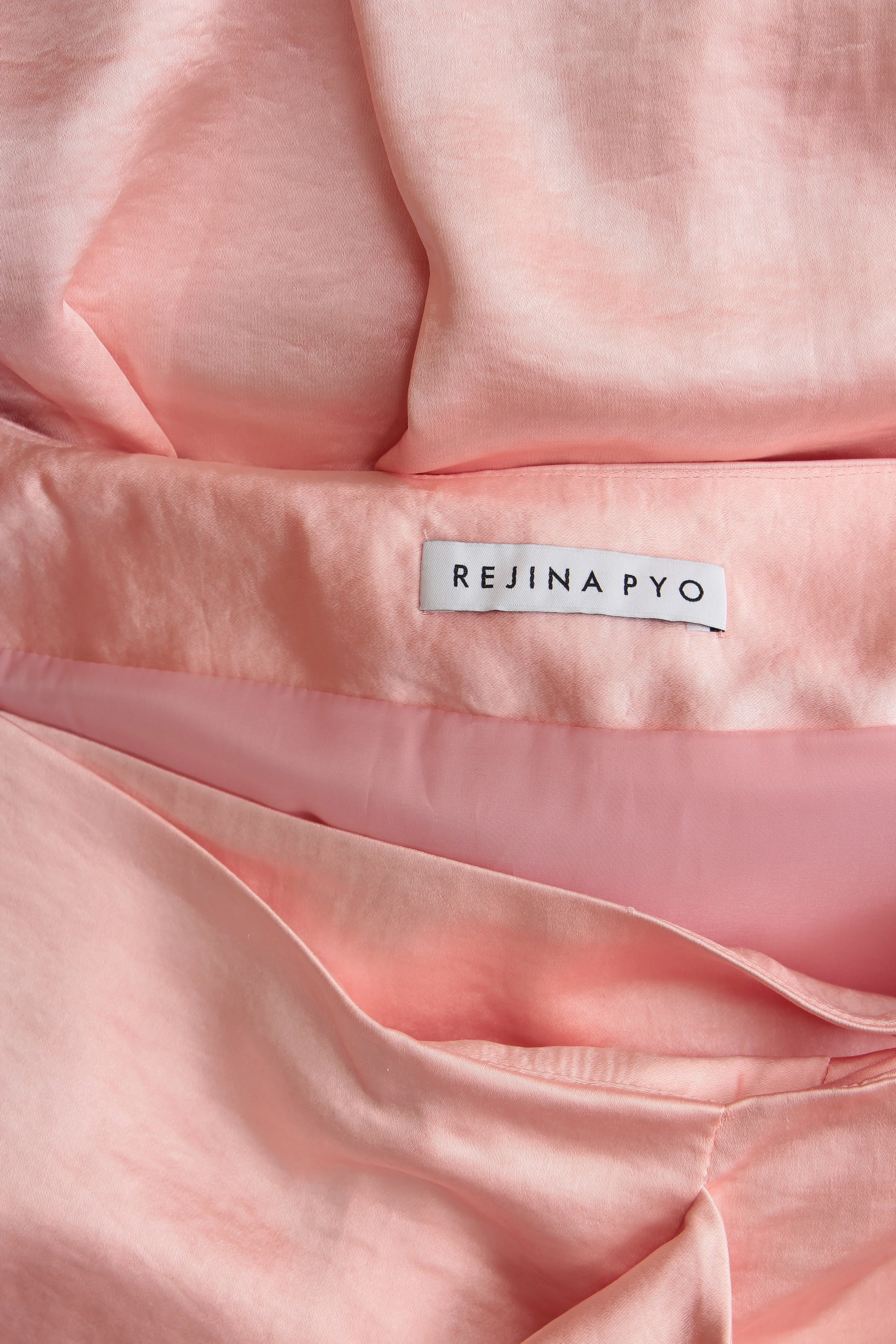 Rejina Pyo Satin Wrap Midi Skirt