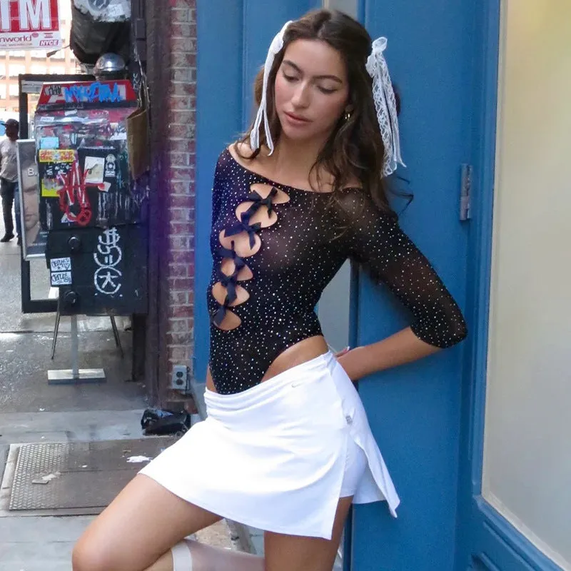 Reya See-Through Bodysuit