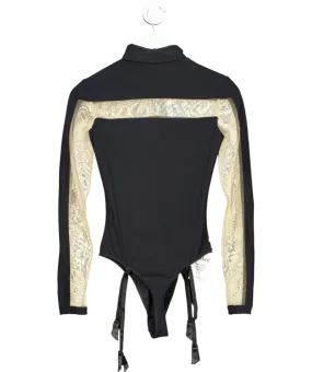 Room 24 Black Solera Bodysuit UK M