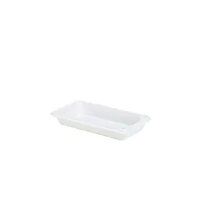 Royal Genware Gastronorm Dish 1/3 55mm White