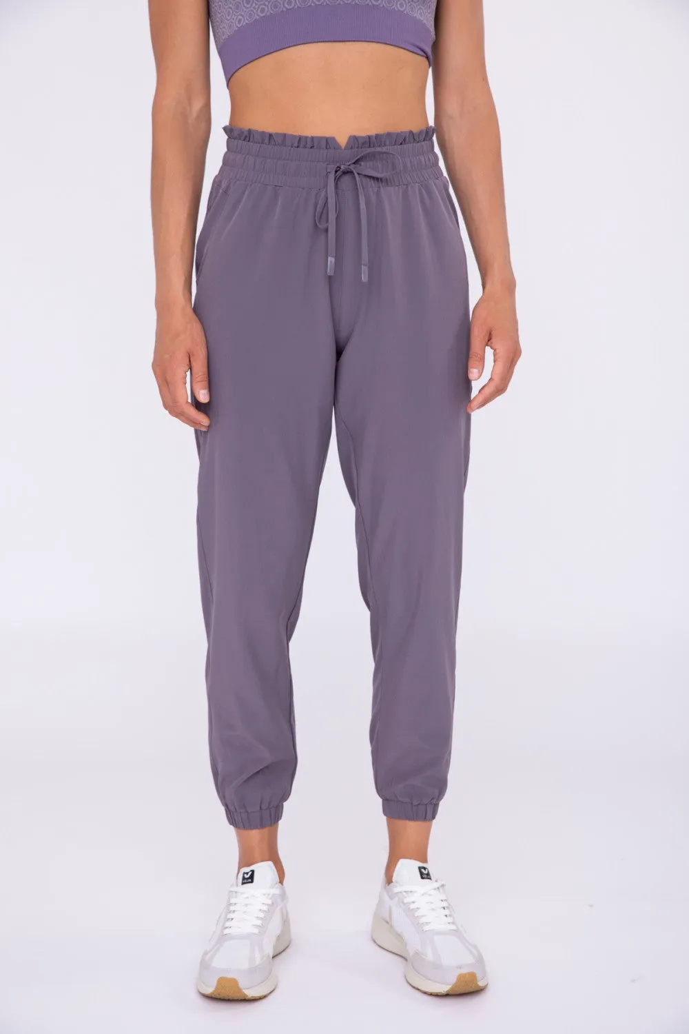 Ruffle Waistband Joggers