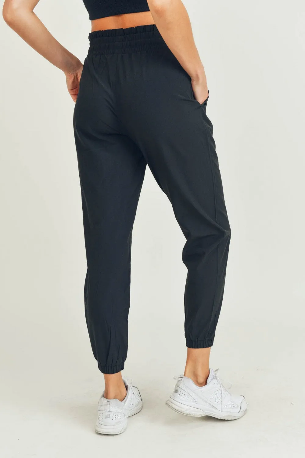 Ruffle Waistband Joggers