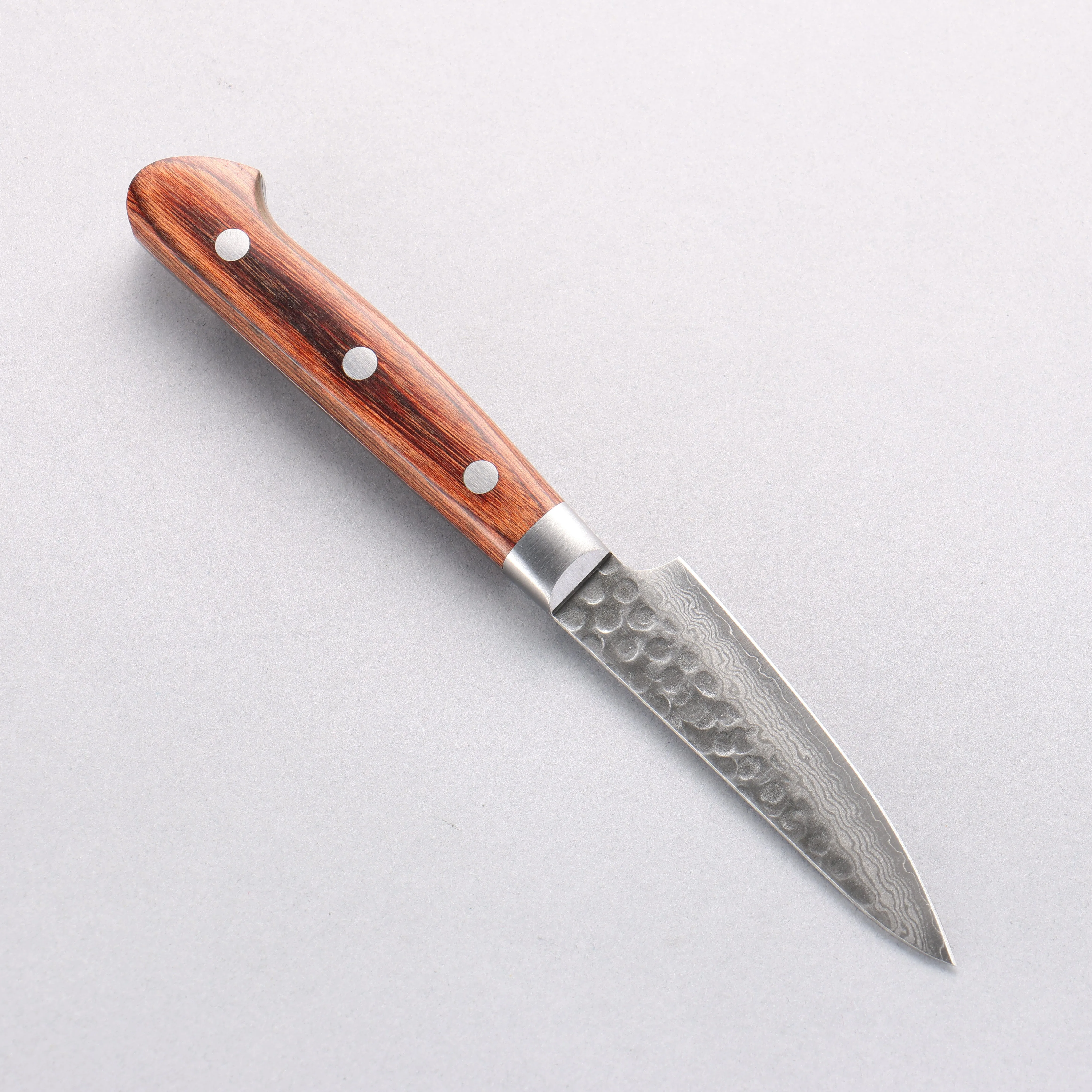 Seisuke VG10 17 Layer Damascus Petty-Utility  80mm Mahogany Handle
