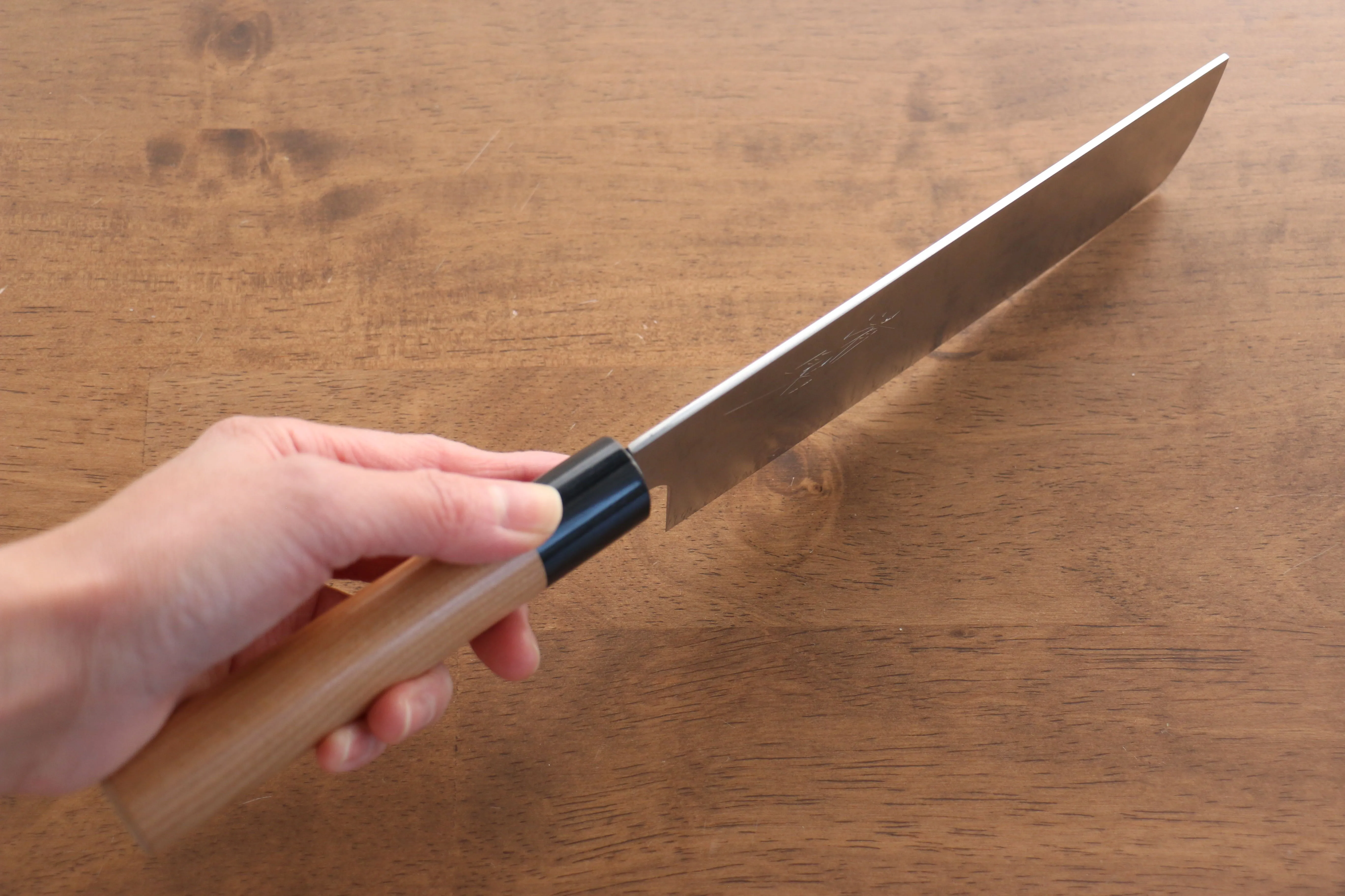 Seisuke VG10 63 Layer Damascus Usuba 165mm Cherry Blossoms Handle