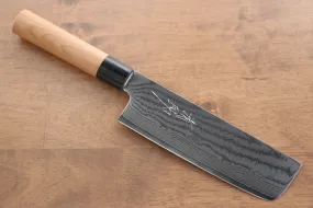 Seisuke VG10 63 Layer Damascus Usuba 165mm Cherry Blossoms Handle