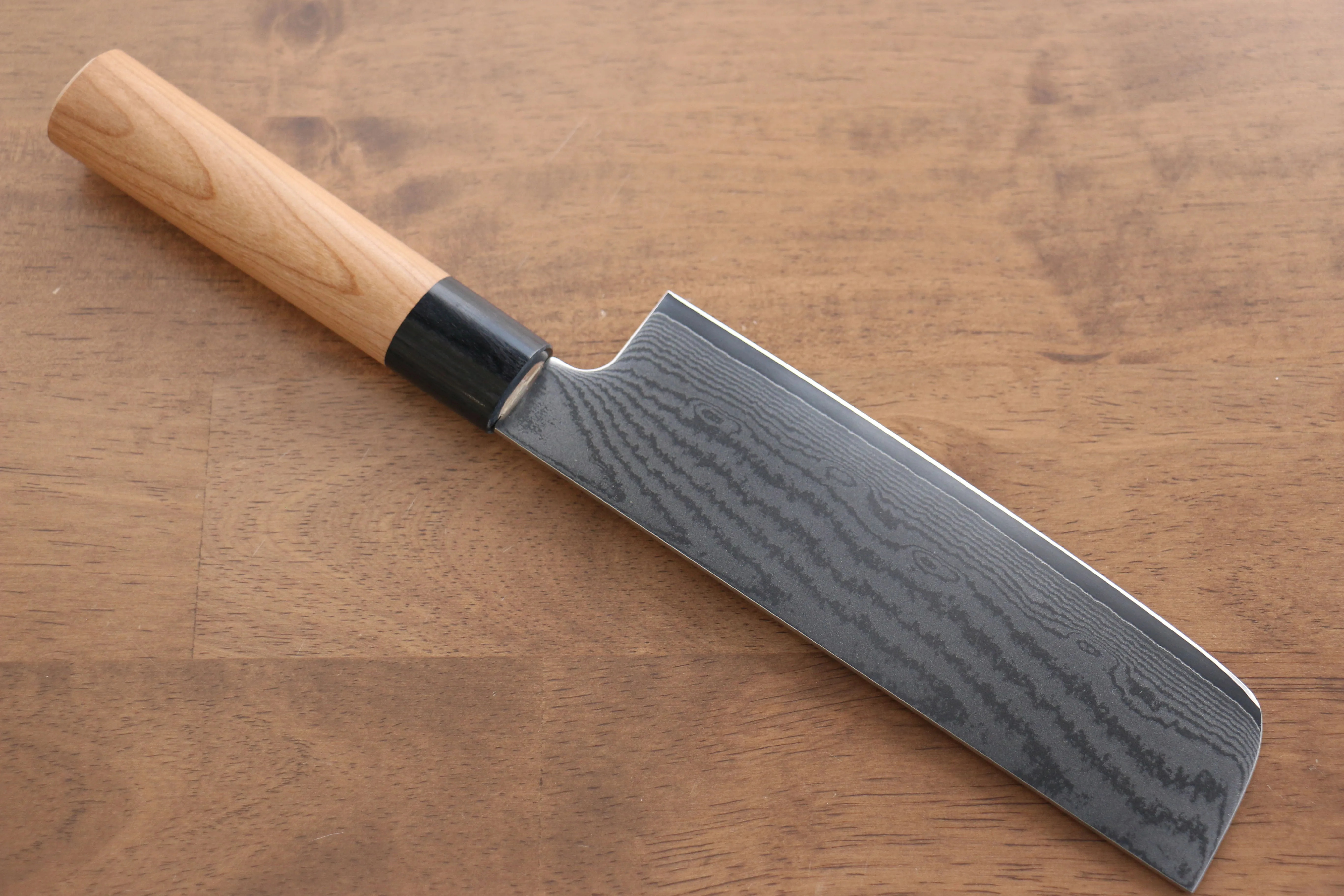 Seisuke VG10 63 Layer Damascus Usuba 165mm Cherry Blossoms Handle