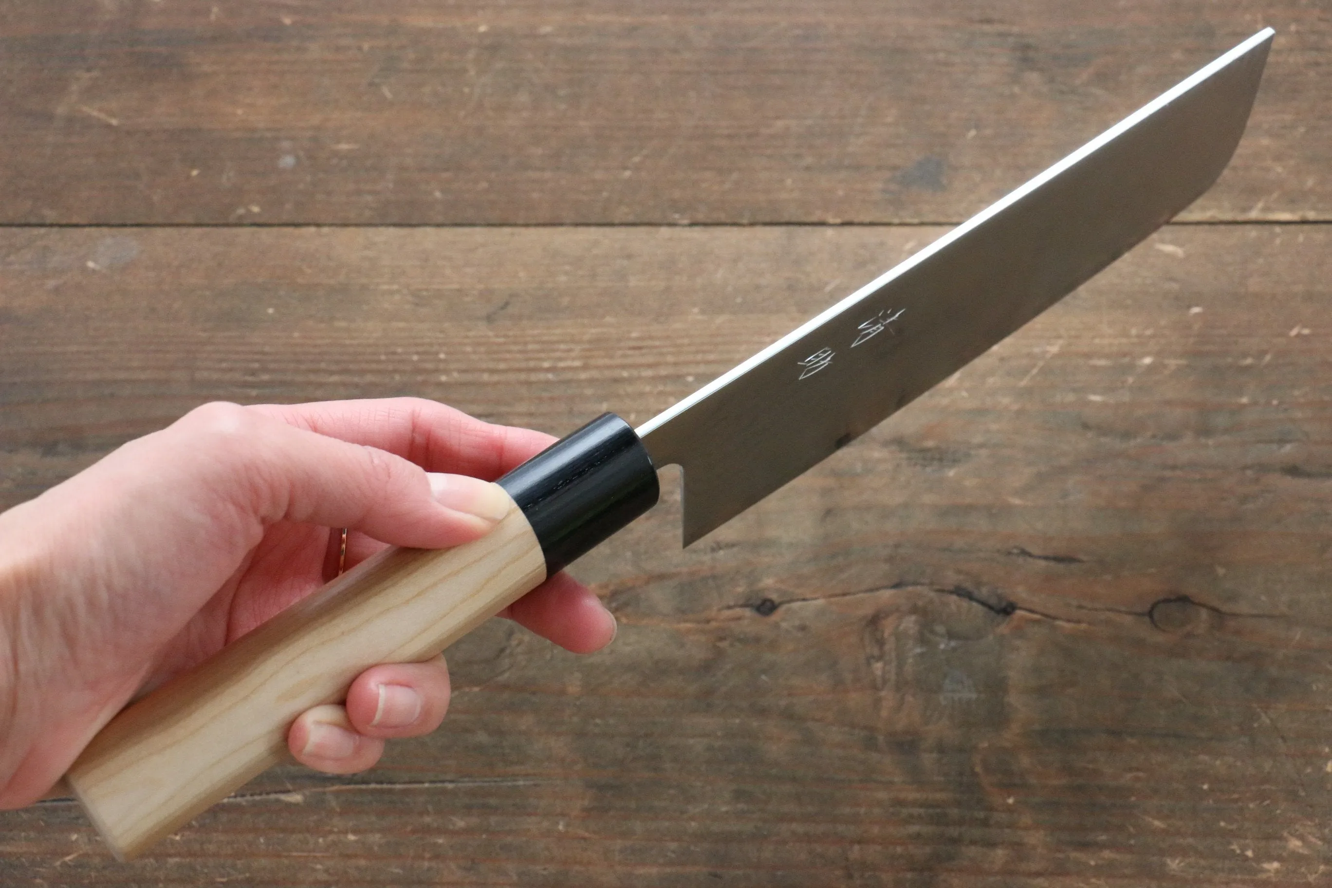 Seisuke VG10 63 Layer Damascus Usuba 165mm Mahogany Handle
