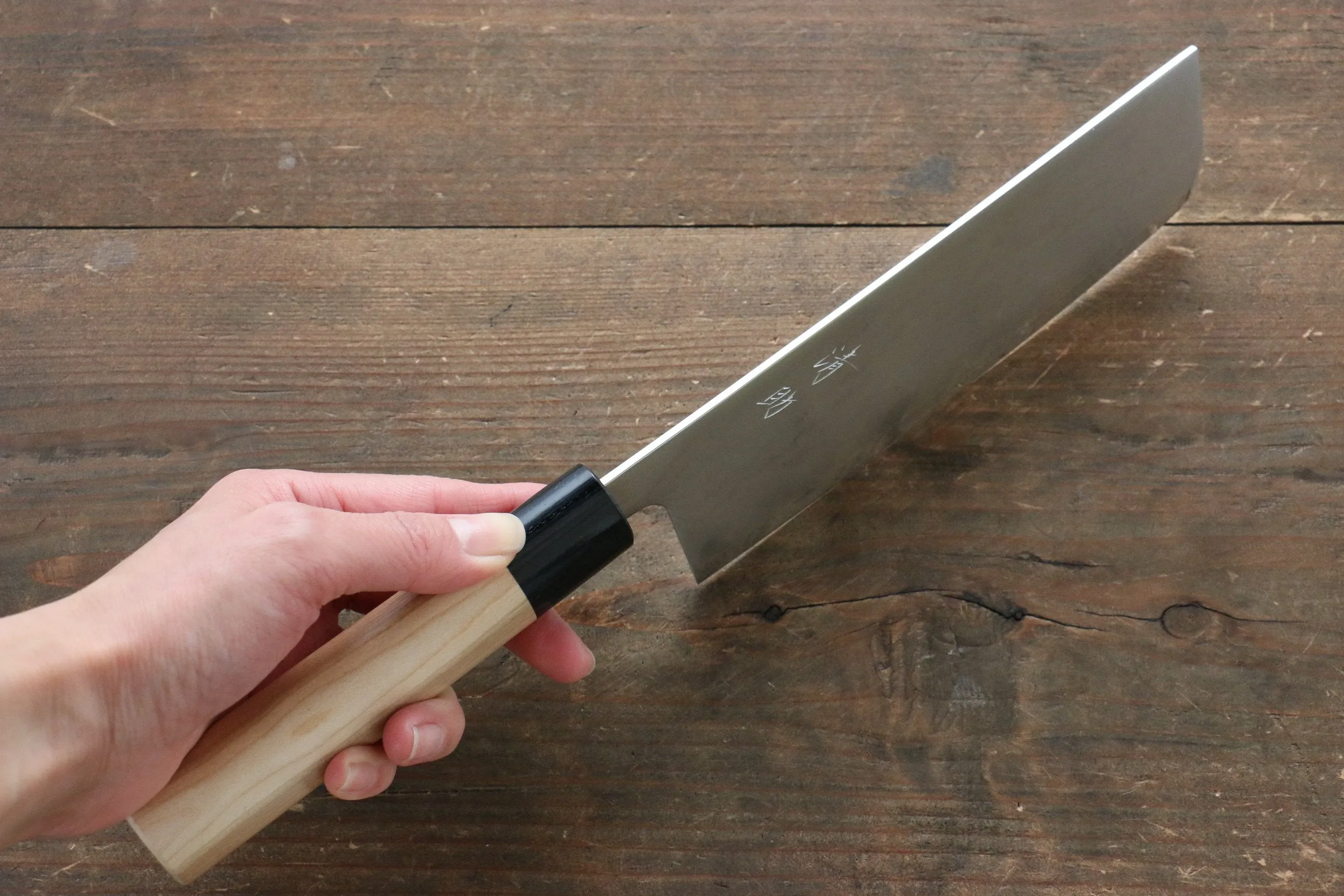 Seisuke VG10 63 Layer Damascus Usuba 165mm Mahogany Handle