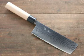 Seisuke VG10 63 Layer Damascus Usuba 165mm Mahogany Handle