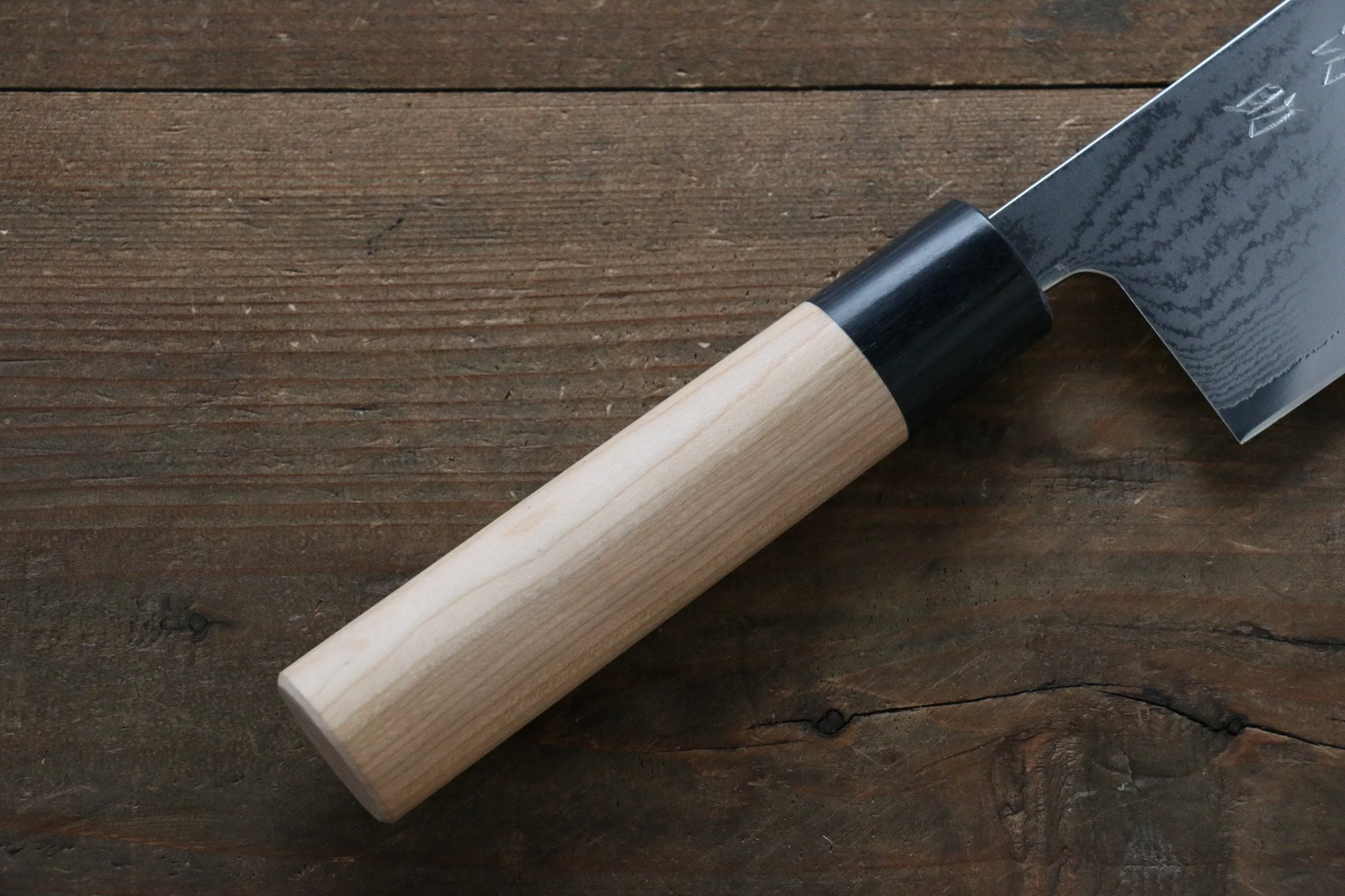 Seisuke VG10 63 Layer Damascus Usuba 165mm Mahogany Handle