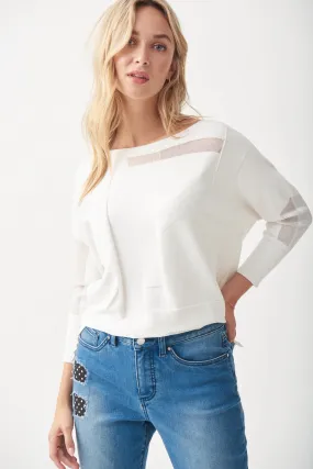 Sheer Cut-Out Knit