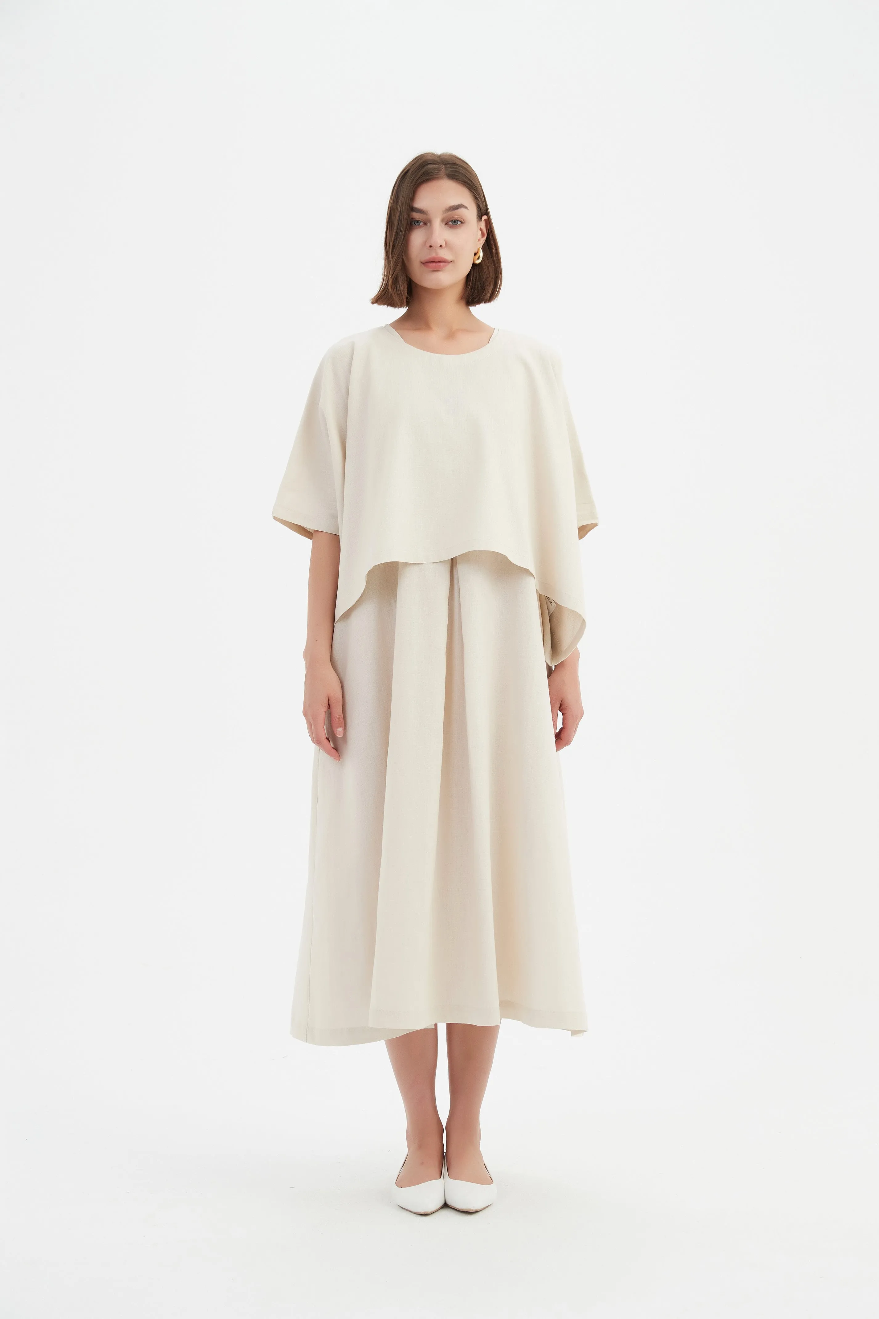 SHORT SLEEVE LAYER TOP