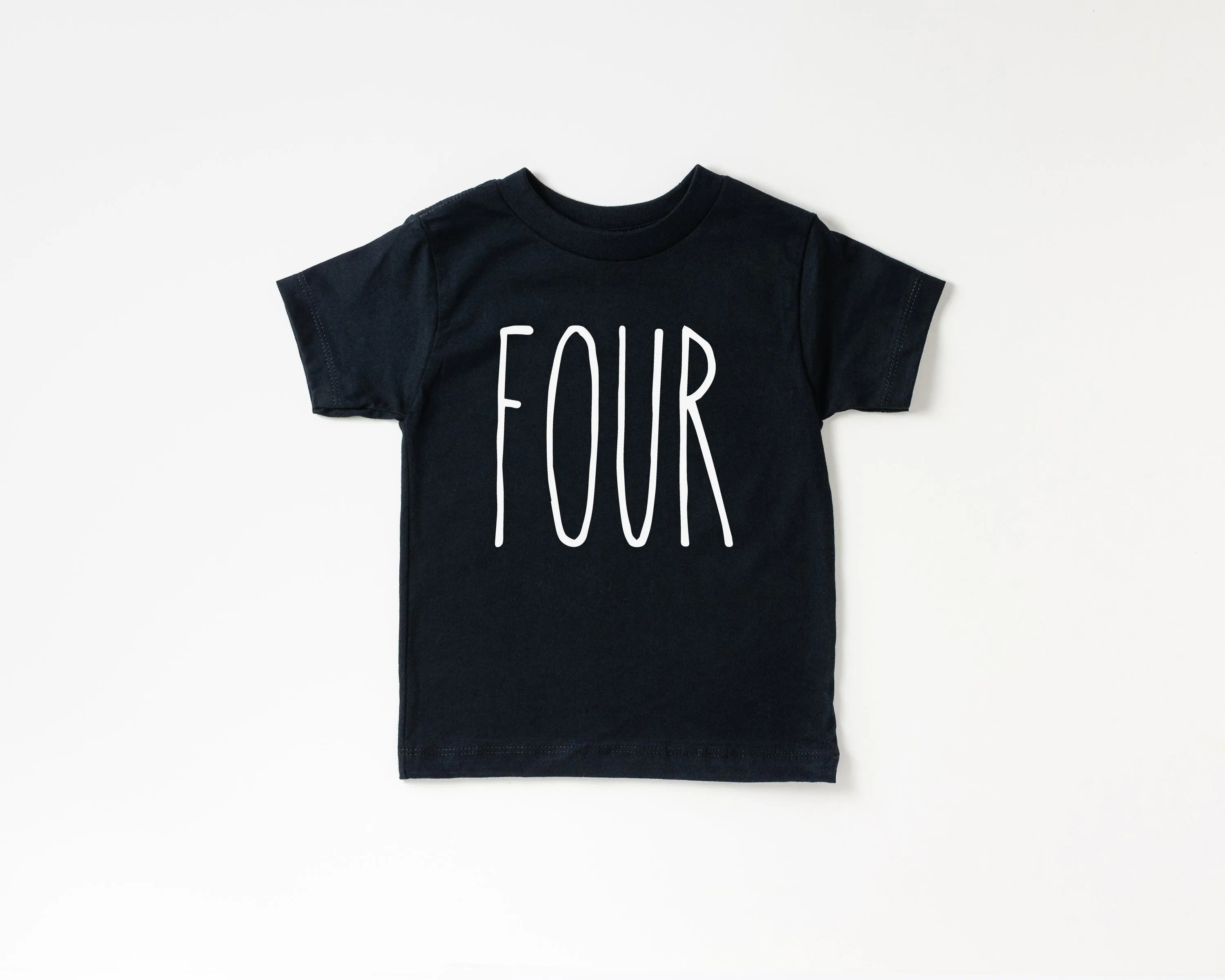 Skinny Four Birthday Shirt - Kids Tee