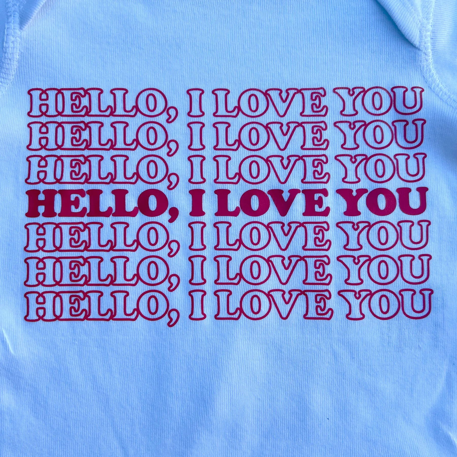 Sol Baby Hello, I Love You Bodysuit