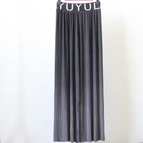Summer Popular Gradient Slim Look High Waist Thin Fold Loose Casual Ice Silk Wide Leg Long Pants Women Pants