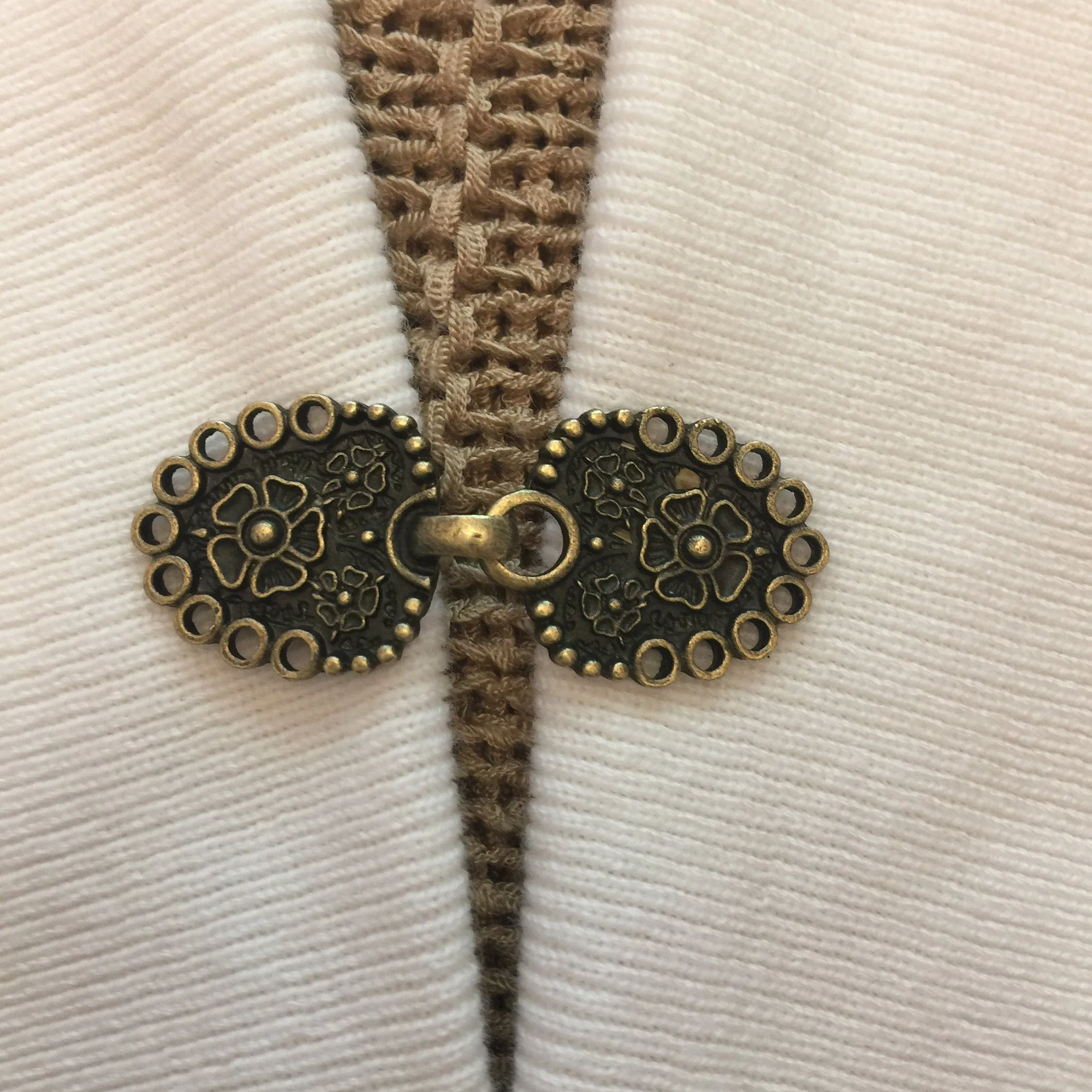 Sweater Clips Bronze Gold Flower Sweater Clip Cardigan Clip Flowers Floral Clips Gift Gifts for Her by Fabulici