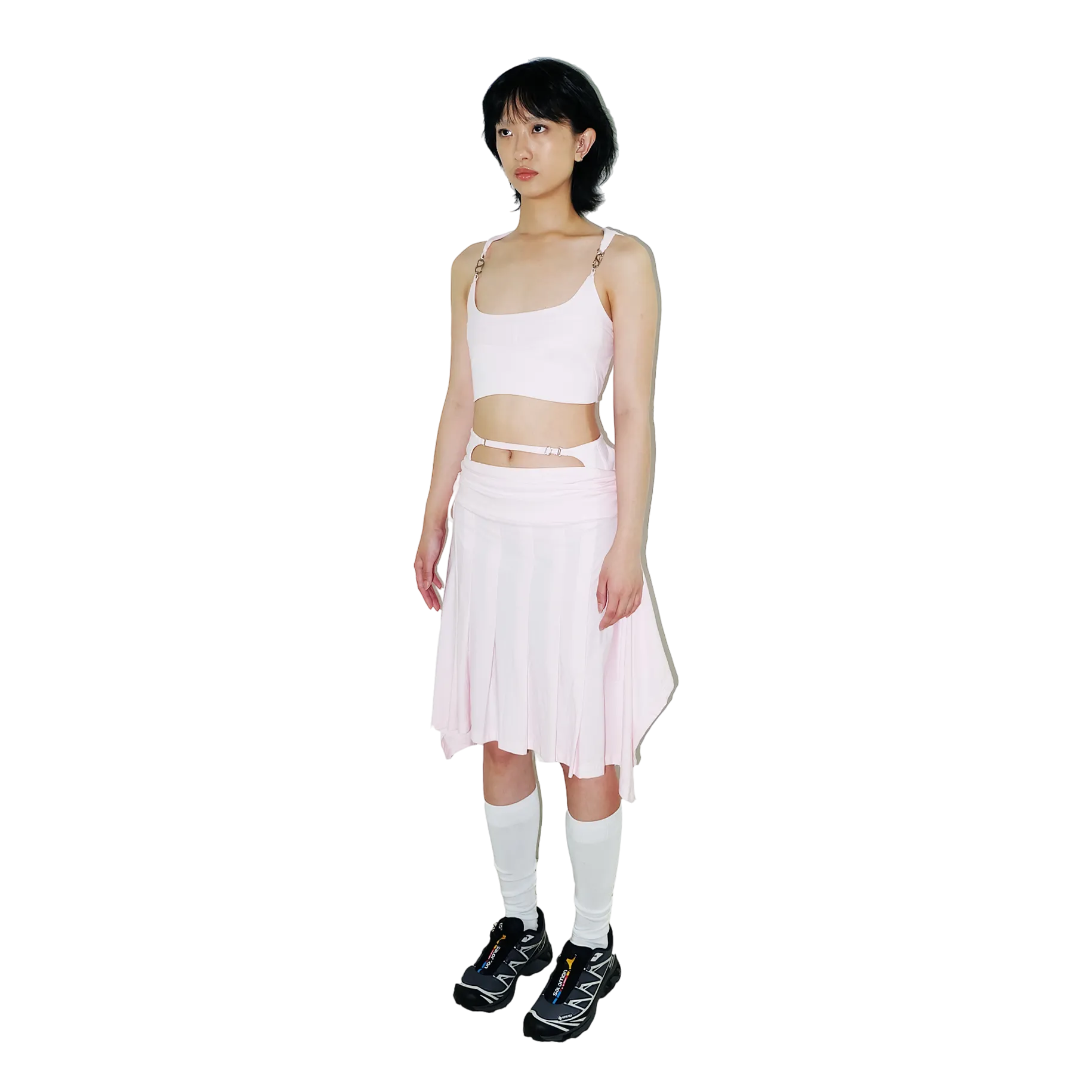 System Midi Skirt — Pink