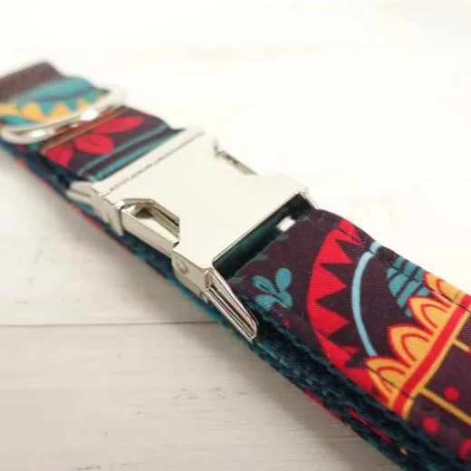 The Maya Personalised Dog Collar Handmade Laser Engraved