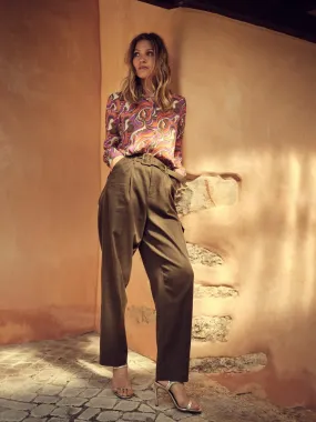 Thera Leport Pant | Forest Night Green
