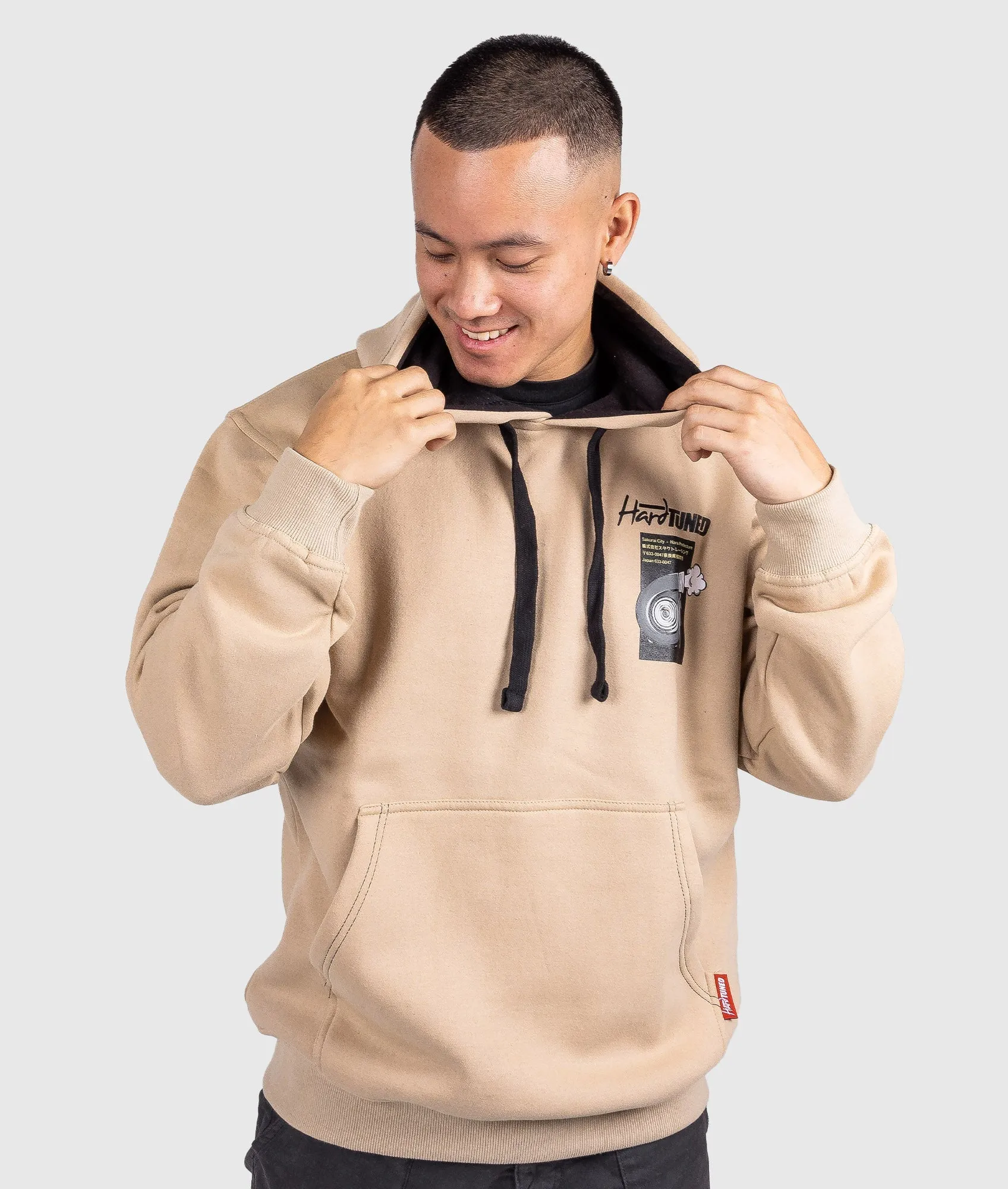 Turbo Bunny Hoodie - Tan