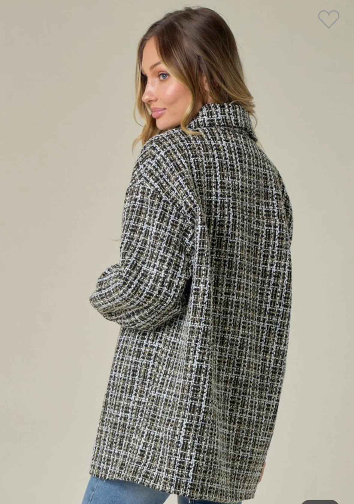Tweed Sparkle Blazer