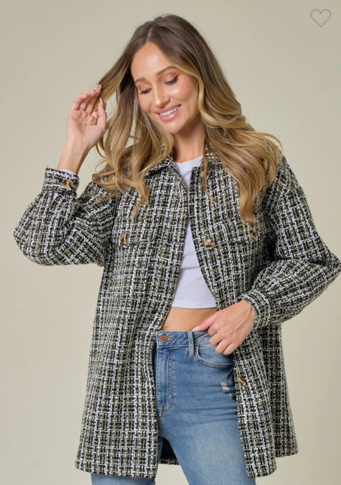 Tweed Sparkle Blazer