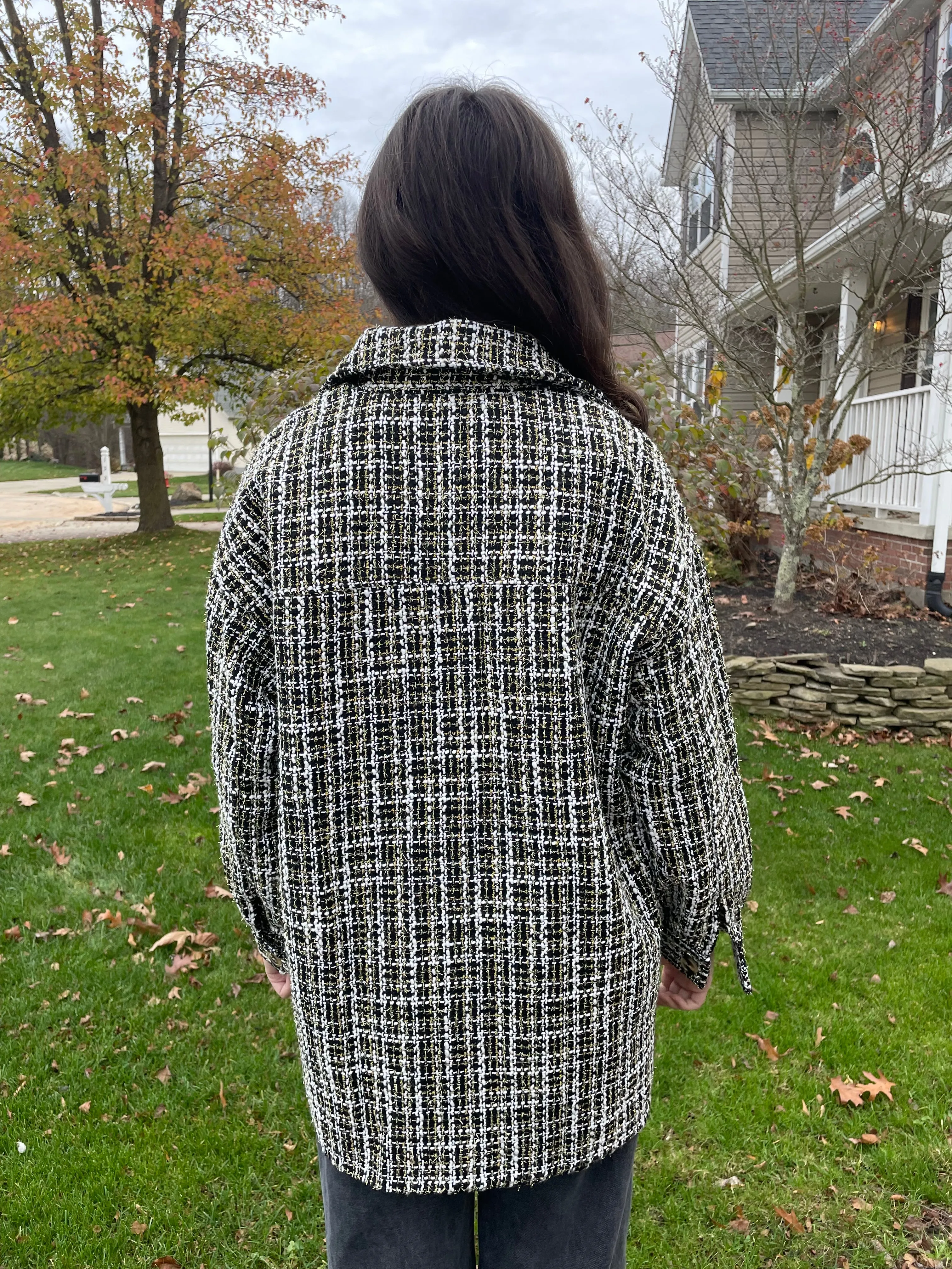 Tweed Sparkle Blazer