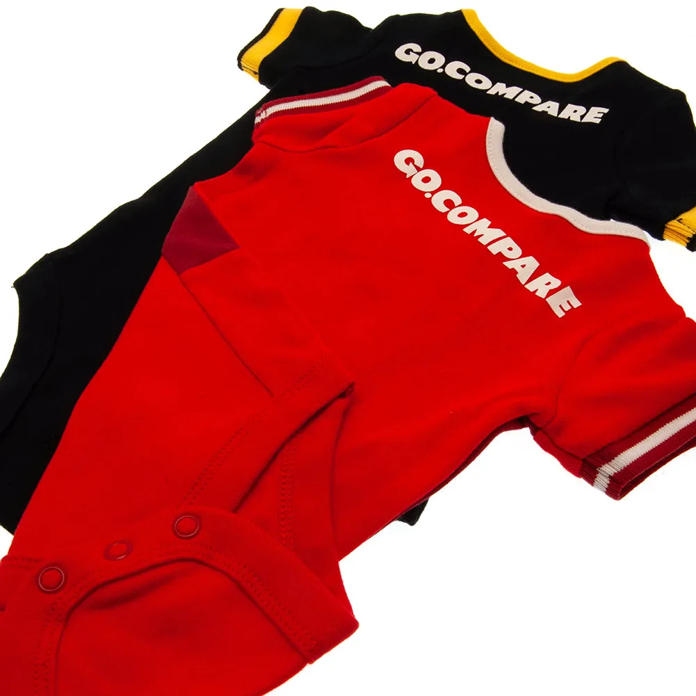 Wales RU 2 Pack Bodysuit for 3/6 Months