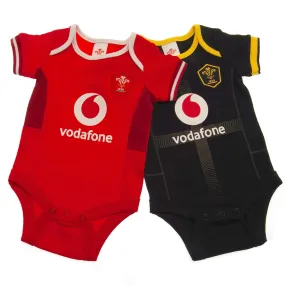 Wales RU 2 Pack Bodysuit for 3/6 Months