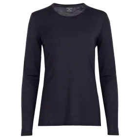 Women's Single Layer Crewneck - Black